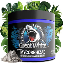 Load image into Gallery viewer, Great White Mycorrhizal Fungi, Beneficial Bacteria for Plant Growth, Root Stimulator, Concentrated 3-in-1 Formula by Plant Success (8 oz)