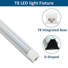 Load image into Gallery viewer, 4FT LED Shop Lights, JESLED 4 Foot LED Lights Fixture, 45W, 5400 Lumen, Daylight 5000K, Triple Row D-Shape LED, Linkable Design, High Output LED Tube Lights for Garage,Workshop,Basement (10-Pack)