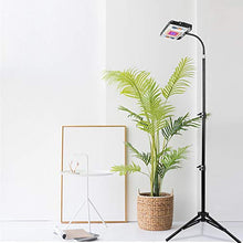 Load image into Gallery viewer, Grow Light with Stand, LBW Full Spectrum 150W LED Floor Plant Light for Indoor Plants, Grow Lamp with On/Off Switch, Adjustable Tripod Stand 15-48 inches