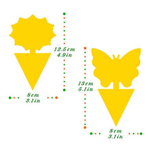 Load image into Gallery viewer, Mosqueda Fruit Fly Traps Fungus Gnat Traps Yellow Sticky Bug Traps 36 Pack Non-Toxic and Odorless for Indoor Outdoor Use Protect The Plant