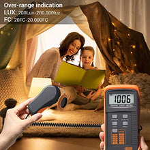Load image into Gallery viewer, Dr.meter LX1330B Digital Illuminance Light Meter, 0-200,000 Measurement Range Lux Meter
