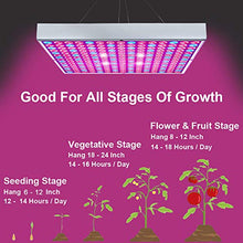 Load image into Gallery viewer, Hytekgro LED Grow Light 45W Plant Lights Red Blue White Panel Growing Lamps for Indoor Plants Seedling Vegetable and Flower (2 Pack)