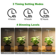 Load image into Gallery viewer, Grow Light, Lordem Full Spectrum LED Plant Light for Indoor Plants, Height Adjustable Growing Lamp with Auto On/Off Timer 4/8/12H , 4 Dimmable Brightness, Ideal for Small Plants, Pack of 2