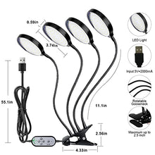 Load image into Gallery viewer, Grow Light 60W Sunlike Full Spectrum LED Plant Grow Lights with Timer Auto On/Off 4/8/12H Waterproof Grow Lamp for Indoor Plants, 5 Dimmable Levels, Adjustable Gooseneck