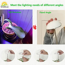 Load image into Gallery viewer, 2Heads Plant Grow Light, Full Spectrum LED Plant Light for Indoor Plants, 3 Colors Halo Grow Lights, Height Adjustable Small Grow Lamp with Auto On/Off Timer, 10 Dimming Levels Potted Plant Lights