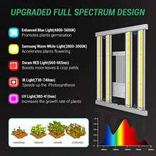Load image into Gallery viewer, LED Grow Lights 3x3ft Full Spectrum Grow Light with Upgraded 896pcs Samsung Diodes GP-3000 IR UV Foldable Dimmable Plant Light Daisy Chain 2.9μMol/J Commercial Grow Lights for Indoor Plants Veg Bloom