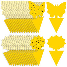 Load image into Gallery viewer, Mosqueda Fruit Fly Traps Fungus Gnat Traps Yellow Sticky Bug Traps 36 Pack Non-Toxic and Odorless for Indoor Outdoor Use Protect The Plant