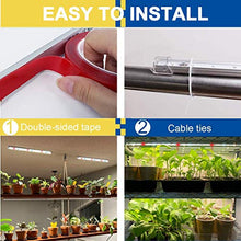 Load image into Gallery viewer, LED Plant Grow Lights Strips for Indoor Plants Full Spectrum with Auto ON & Off Timer, T5 Sunlike Grow Lights Bar Growing Lamps for Greenhouse Shelves Hydroponics Succulent, 4 Dimmable Levels