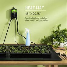 Load image into Gallery viewer, VIVOSUN 48"x20.75" Seedling Heat Mat and Digital Thermostat Combo Set