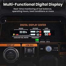 Load image into Gallery viewer, maXpeedingrods 3500W Dual Fuel Portable Inverter Generator,Electric Start,Gas & Propane Powered,RV Ready,CO Sensor,EPA Compliant,for Travel Trailers Camping Outdoor Jobsits,Wheel&handle Kit,55lbs