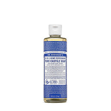 Load image into Gallery viewer, Dr. Bronner’s - Pure-Castile Liquid Soap (Peppermint, 32 ounce) - Made with Organic Oils,  Concentrated, Vegan, Non-GMO
