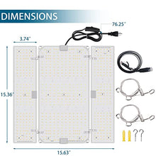 Load image into Gallery viewer, Barrina BU 2000 LED Grow Light, Full Spectrum with IR, 4x4FT Coverage, Dimmable, Adjustable Light Panel, 720 LEDs, High PPFD, Plant Grow Light for Indoor Plants Seedling Growing Flowering Fruiting
