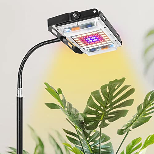 48 inch plant grow lights Grow Light with Stand, LBW Full Spectrum 150W LED Floor Plant Light fo –  Cash Your Greens
