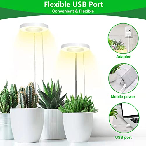 small grow lamps for indoor plants 2Heads Plant Grow Light, Full Spectrum LED Plant Light for Indoor Plan –  Cash Your Greens