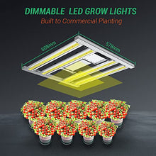 Load image into Gallery viewer, LED Grow Lights 3x3ft Full Spectrum Grow Light with Upgraded 896pcs Samsung Diodes GP-3000 IR UV Foldable Dimmable Plant Light Daisy Chain 2.9μMol/J Commercial Grow Lights for Indoor Plants Veg Bloom
