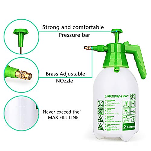 garden sprayer pump assembly Munyonyo Garden Pump Sprayer,68oz/34oz Hand-held Pressure Sprayer Bott – Cash Your Greens