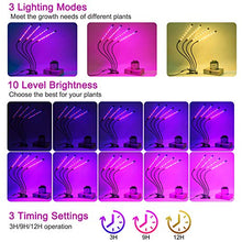 Load image into Gallery viewer, LEOTER Grow Light for Indoor Plants - Upgraded Version 80 LED Lamps with Full Spectrum &amp; Red Blue Spectrum, 3/9/12H Timer, 10 Dimmable Level, Adjustable Gooseneck,3 Switch Modes
