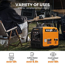 Load image into Gallery viewer, maXpeedingrods 3500W Portable Inverter Generator, RV Ready,for Outdoor Camping Trailer Event Commercial Mobile Power Supply Backup Event, Gas Powered, EPA Compliant,Compact &amp; Lightweight 47LBs
