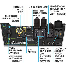 Load image into Gallery viewer, Westinghouse 12500 Watt Dual Fuel Home Backup Portable Generator, Remote Electric Start, Transfer Switch Ready, Gas and Propane Powered, CARB Compliant
